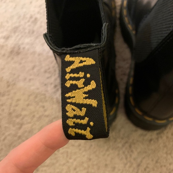 Black Doc Marten Boots - Picture 6 of 8